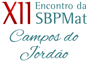 XII Encontro da SBPMat Campos do Jordão - de 29 de Set. a 03 de Out. de 2013